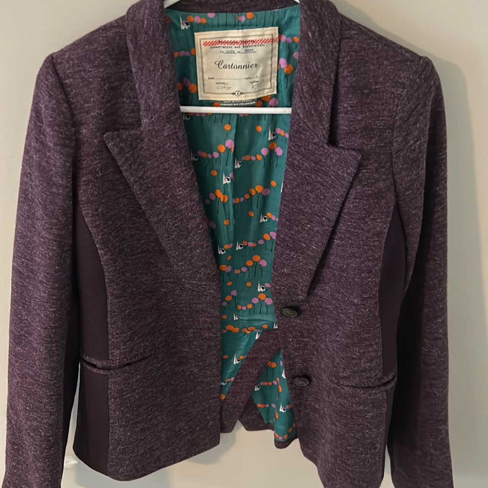 Anthropolgie, Cartonnier blazer